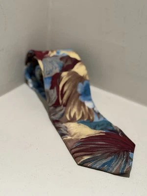 Windsor Shirt Company 100% Silk Abstract Flower Necktie Tie Vintage - Image 1 of 4