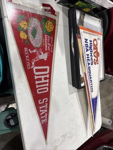 Vintage Ohio State Buckeyes University Football Pasadena Rose Bowl Pennant - Picture 1 of 6
