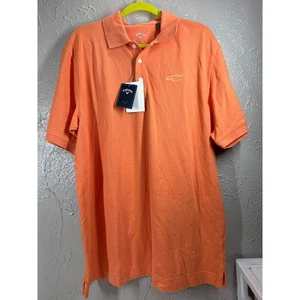 Camisa Polo Callaway Para Hombre Naranja GM Chevy Bordado Emblema Talla XL NUEVA CON ETIQUETAS - Imagen 1 de 6