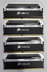 Corsair Dominator Platinum Series 16Gb (4 x 4Gb) DDR4 SDRAM 2666 MHz C15 Memory - Picture 1 of 7