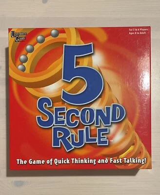 5 Second Rule Board Game University Games - Image 1 of 4