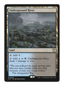MTG - Underground River - Commander: Outlaws of Thunder Junction - NM - Picture 1 of 2