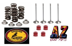 03+ Arctic Cat DVX400 DVX 400 Kibblewhite +1 Intake Exhaust Valves Springs Seals - Picture 1 of 3