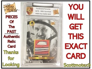 Piezas del Pasado📆 FERDINAND PORSCHE Auténtica Reliquia - 2023 - TARJETA EXACTA - Imagen 1 de 11