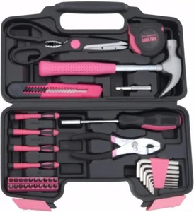 39-Piece Home Repair Tool Kit with Toolbox for Students & Home Use - Picture 1 of 6