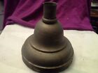 Vintage Electrical Lighting Ceiling Cap Pressed Brass 4 1 2 Inch Tall