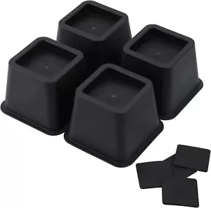 Tuffen Heavy Duty Bed Risers 3 inch Furniture Raisers Sofa Lifts up to 1500 lbs - Picture 1 of 7