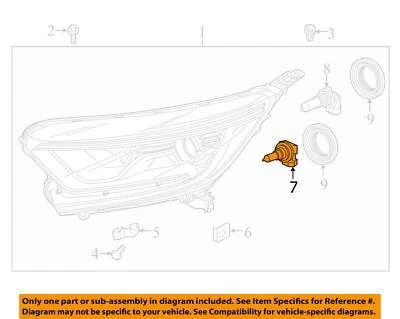 Lâmpada de neblina Honda OEM 33165SAA003 - Imagem 1 de 2