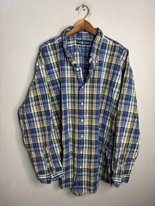 Ralph Lauren Hemd Herren 2XB Classic Fit kariert Pony Langarm Knopfleiste 6385 - Bild 1 von 7