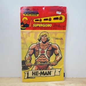 Vintage 1984 He-Man Masters of the Universe Superglobo aufblasbar Neu in Verpackung - Bild 1 von 7