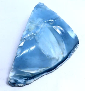 Piedra preciosa suelta ópalo azul australiano con certificación natural de 188,85 quilates sin tratar - Imagen 1 de 5