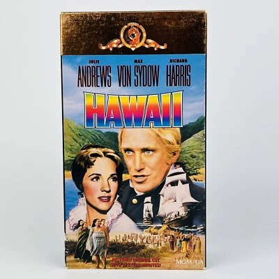 Hawaii (1966/VHS 1990) 2 Tape Set Julie Andrews, Max Von Sydow, Richard Harris - Image 1 of 3