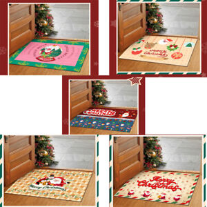 Christmas Floor Mat Floor Carpet Outdoor Indoor Carpets Xmas Home Decor