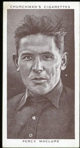 1939 W.A. & A.C. Churchman Kings of Speed #19 Percy MaClure EX/MT - Picture 1 of 2