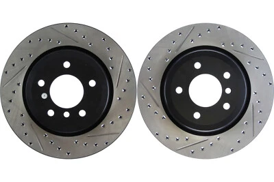 Par de rotores de freno de disco Stoptech trasero para BMW 335i xDrive 2009-2013 (42932) Foto 1 de 4