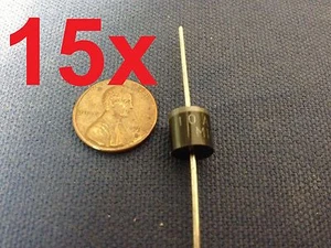15 Pieces - 10A10 10 Amp 1000V 10A 1KV Axial Rectifier Diode x c16 - Picture 1 of 2