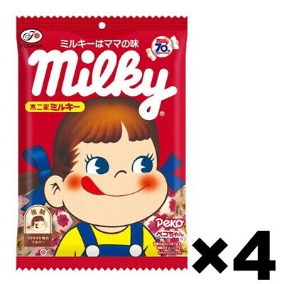 Fujiya Milky Candy With Milk/Condensed Milk/Fresh Cream 4Pack 120g Made In Japan • 17.73€
