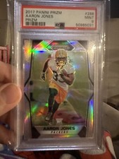 aaron jones rookie card Prizim 