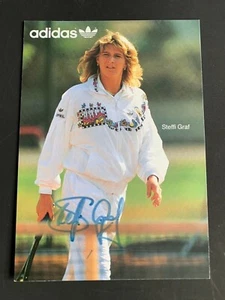 STEFFI GRAF German tennis player signed autograph 4x6 postcard - Picture 1 of 1