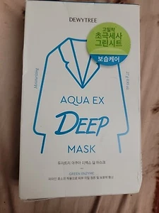 DEWYTREE Aqua EX Deep Mask 27g*10 sheets, Korean Cosmetics, KBeauty, sample - Picture 1 of 3