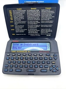 FRANKLIN EURO INTERPRETER W7 TASCHENÜBERSETZER TRE-400 GETESTET - Bild 1 von 12