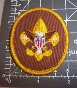 Boy Scouts of America, parche bordado rango de pie tierno, estilo marrón BSA - Imagen 1 de 1