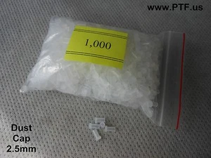 Dust Caps for Fiberoptic Connectors 2.5mm, One Thousand pcs - Bild 1 von 1