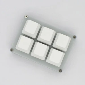 6-Key DIY Customize USB Programmable Mechanical Keyboard Macro keypad Shortcut - Picture 1 of 6