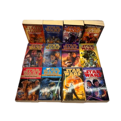 Vintage Lot of 12 Star Wars Paperback Bantam Books Sci-Fi Foto 1 de 4