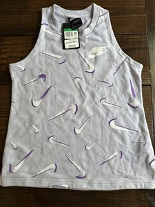 Nike Slim Fit Running Tennis Yoga Tank Girls XL Lavender - Picture 1 of 3
