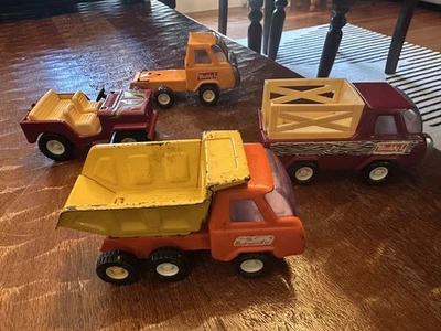 Винтажный Прессованная сталь Buddy L лот из 4  - Изображение 1 из 4