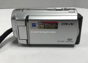 Sony DCR-SX40 4GB SD Handycam Camcorder (Silver) - Picture 1 of 4