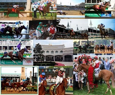 Одеяло Kentucky Derby Winners of 2000s 50x60 флис Barbaro Amer Pharoah хромированное - Изображение 1 из 4