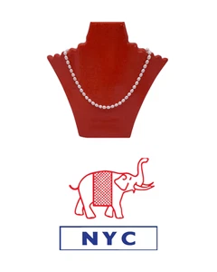 Collana Perle di Fiume con Chiusura Argento/925  A07C  NEW YORK COLLECTION (MI) - Picture 1 of 5