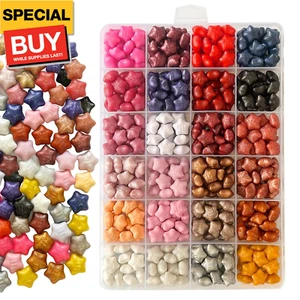 600PCS Sealing Wax Kit with Wax Stamp Beads, Lucky Star Beads Set for Letter Sea - Picture 1 of 6
