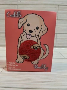 NEU Modern Expressions Cuddly Buddy Welpensocken 1 Paar Größe 4-10 - Bild 1 von 3