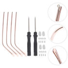2 Rose Gold Eyeglass Replacement Parts Sets for Repair
