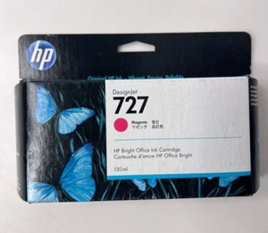 Original HP DesignJet 727 MAGENTA Tinte 130ml Neu in OVP abgelaufen JULI 2023 - BЗP20A - Bild 1 von 6