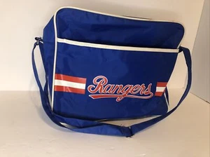 Vintage 90er Jahre Texas Rangers Baseball Delta Airlines Promo Tasche Reißverschluss Schultertasche selten! - Bild 1 von 13