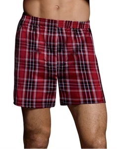 "Paquete de 4 boxers tartán Hanes® FreshIQ™ para hombre ""SIN ETIQUETAS & Comfort Cool® & X-TEMP®" - Imagen 1 de 8