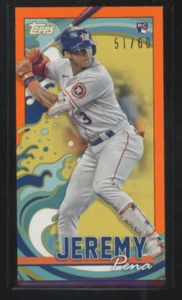 2022 Topps Rip Mini #51/60 Jeremy Pena Orange Parallel Rookie Card RC Astros - Picture 1 of 2