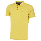 Calvin Klein Mens 2024 Campus 3 Button Ribbed Collar Golf Polo Shirt 25% off