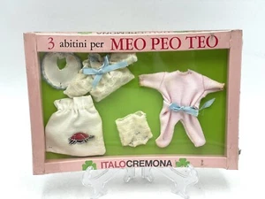RARO Set 2 TEO MEO,PEO ITALOCREMONA BAMBOLOTTO MINI DOLL BAMBOLA 13 CM# GC - Picture 1 of 3