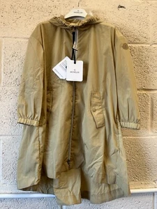 Moncler Enfant Childrens Logo-Print-Belted-Waist Rain Jacket Size 4 Years - Picture 1 of 5