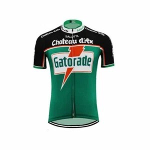 RETRO GATORADE Cycling Jersey Bicycle Jersey Cycling Shirt Maglia da ciclismo - Foto 1 di 5