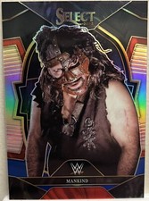 Mankind 2023 Panini Select WWE Concourse Level Black & Blue Prizm /49 #89