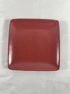 Noritake Colorwave Made In Portugal Lunch Plates Square Red Brick 7.5" #46 - Picture 1 of 2