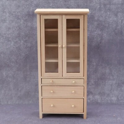 AirAds Dollhouse 1:12 scale dollhouse miniatures Furniture bookcase unfinished - Image 1 of 4