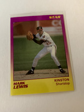 MARK LEWIS 1990 Star Kinston Indians PWE SHIP EXNM