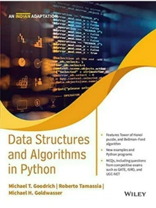 Data Structures and Algorithms in Python by Michael T Goodrich INTERNATIONAL ED - Picture 1 of 3
